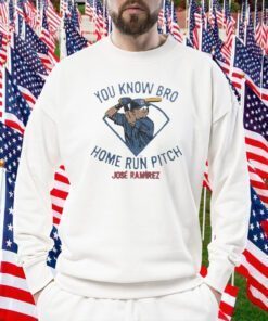 Guardians Jose Ramirez Home Run Pitch 2023 Shirt