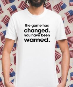 J. Cole The Game Has Changed You Have Been Warned Tee Shirt