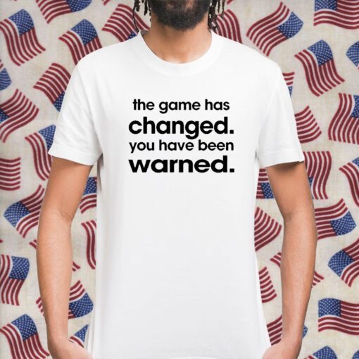 J. Cole The Game Has Changed You Have Been Warned Tee Shirt