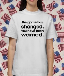 J. Cole The Game Has Changed You Have Been Warned Tee Shirt