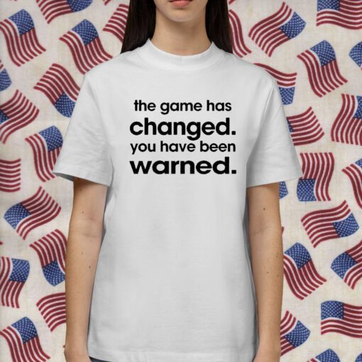 J. Cole The Game Has Changed You Have Been Warned Tee Shirt