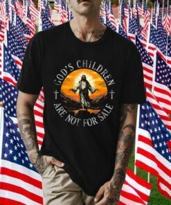 God's Children Are Not For Sale Jesus Cross Christian Official Shirt