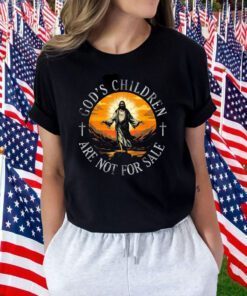 God's Children Are Not For Sale Jesus Cross Christian Official Shirt