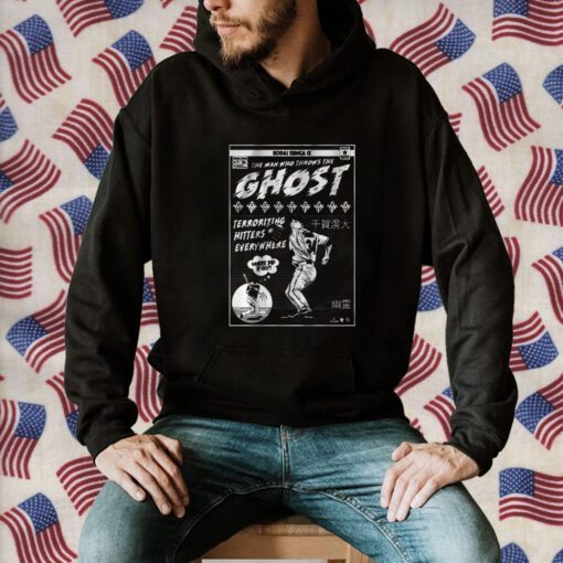 THE MAN WHO THROWS THE GHOST TEE SHIRT