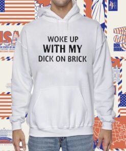 Woke Up With My Dick On Brick Tee Shirt