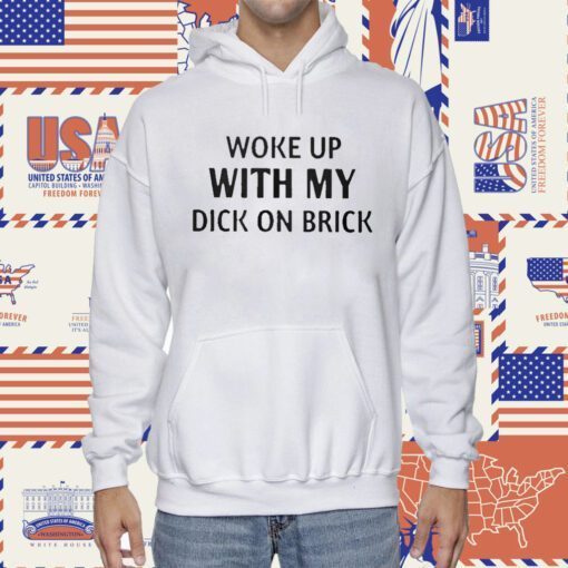 Woke Up With My Dick On Brick Tee Shirt