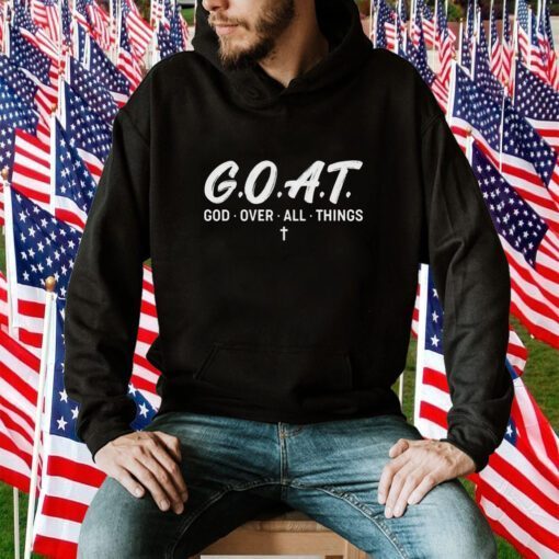 Goat god over all things tee shirt