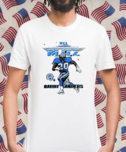 Nfl Blitz Lions Barry Sanders Tee Shirt