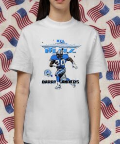 Nfl Blitz Lions Barry Sanders Tee Shirt