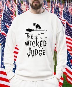 Cat Halloween Theme The Wicked Judge Official Shirt