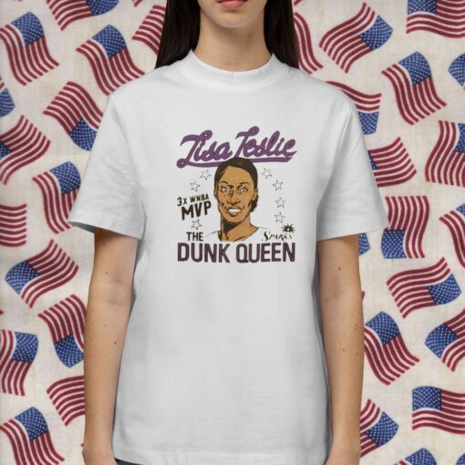 La Sparks Lisa Leslie Mvp The Dunk Queen 2023 Shirt