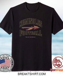 Florida State Seminoles Dante Anderson 2023 NCAA Football Official Shirt