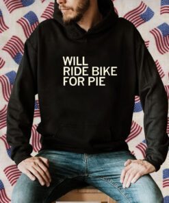 Will Ride Bike For Pie Retro Shirt