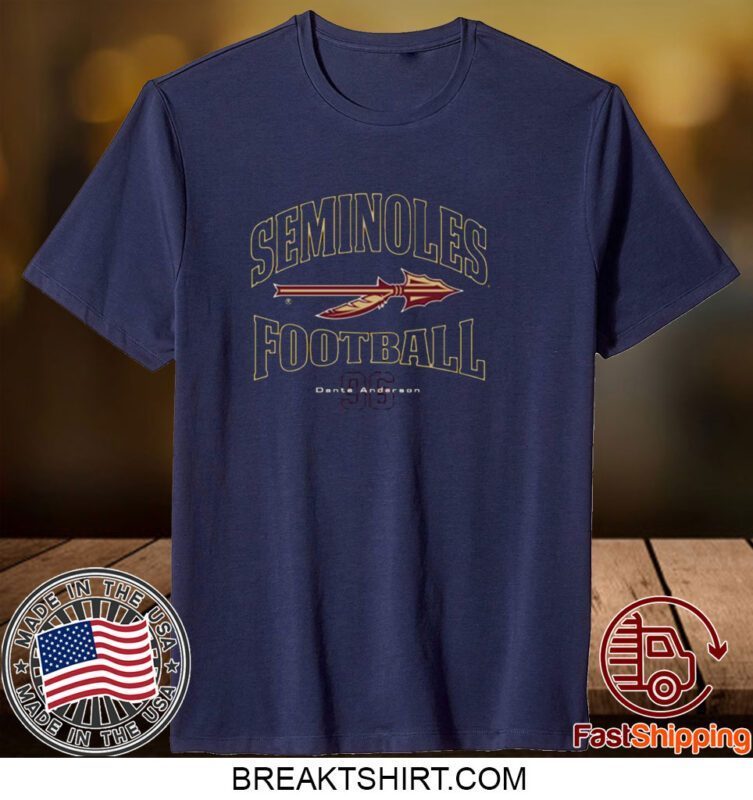 Florida State Seminoles Dante Anderson 2023 NCAA Football Official Shirt