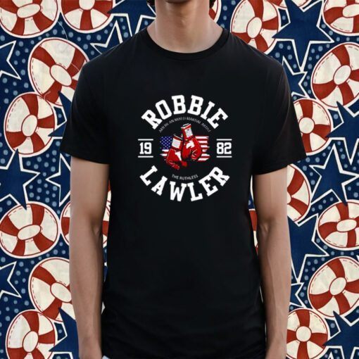 Robbie Lawler Boxing Gloves Logo Retro TShirt