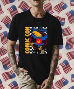 Black 2023 San Diego Comic Con Comfy Tri Blend Tee Shirt