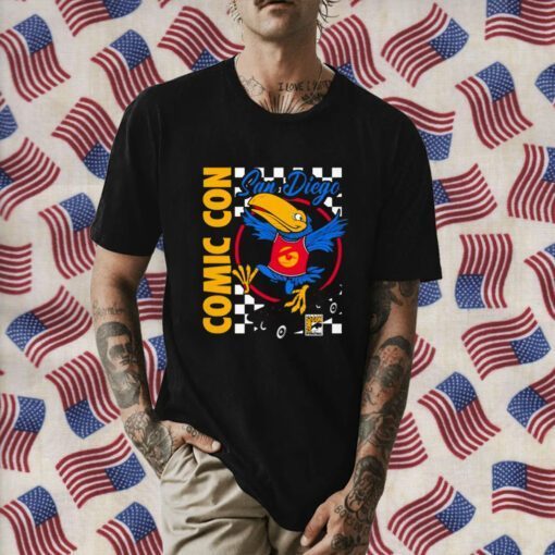 Black 2023 San Diego Comic Con Comfy Tri Blend Tee Shirt