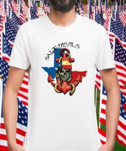 Texas Skull Anchor Retro Shirt