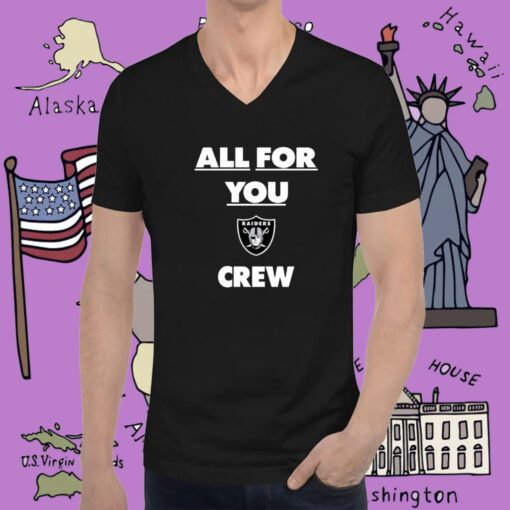 Las Vegas Raiders All For You Crew T-Shirt