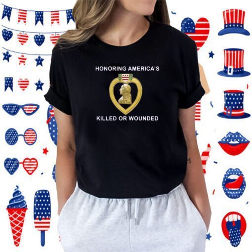 Honoring Americas Killed Or Wounded T-Shirt