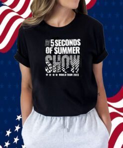 The 5 Seconds Of Summer Show World Tour 2023 New York Madison Square Carden Tee Shirts