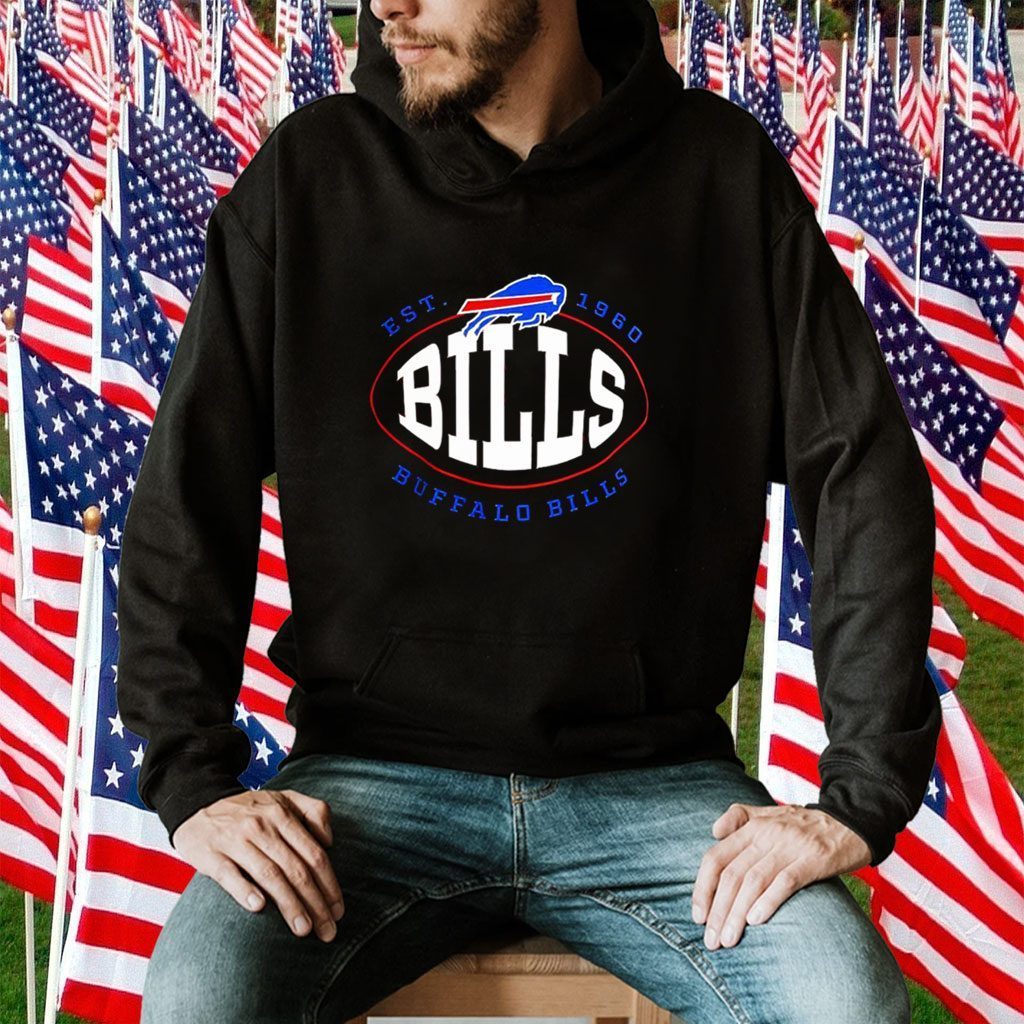 Buffalo Bills Vintage Sweatshirt T Shirt Hoodie Est 1960 Football