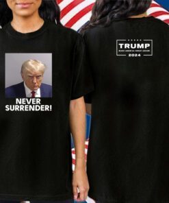 Trump 2024 Never Surrender T-Shirt