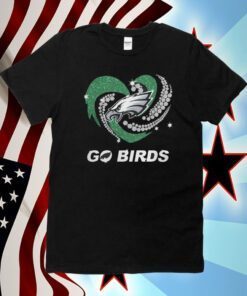 Philadelphia Eagles Go Birds Diamond Heart 2023 Shirt