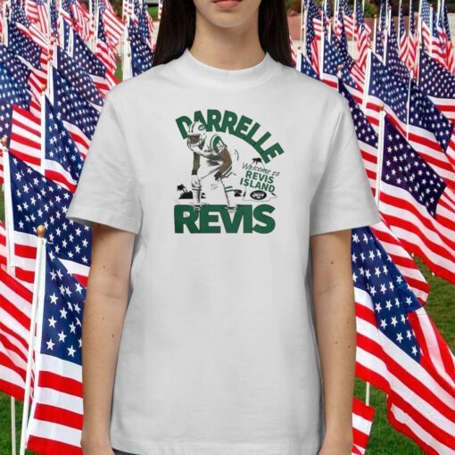 Darrelle Revis Gray New York Jets Retired Player Caricature Tri Blend 2023 Shirts