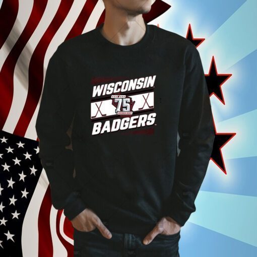 Wisconsin Badgers Men’s Hockey 75th Season T Shirt