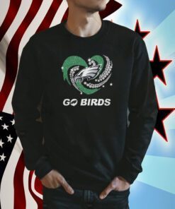 Philadelphia Eagles Go Birds Diamond Heart 2023 Shirt