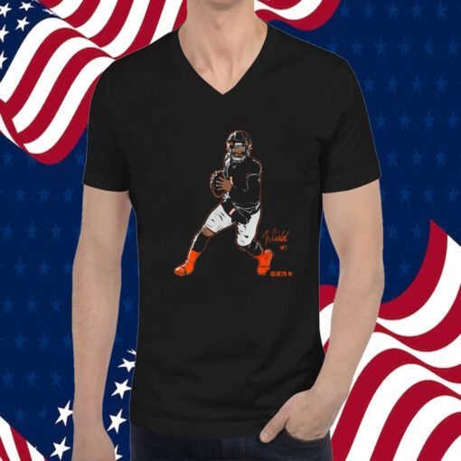 Justin Fields Superstar Pose Tee Shirt