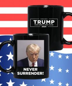 Trump Never Surrender Beverage Cooler Black