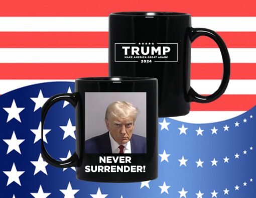 Trump Never Surrender Beverage Cooler Black