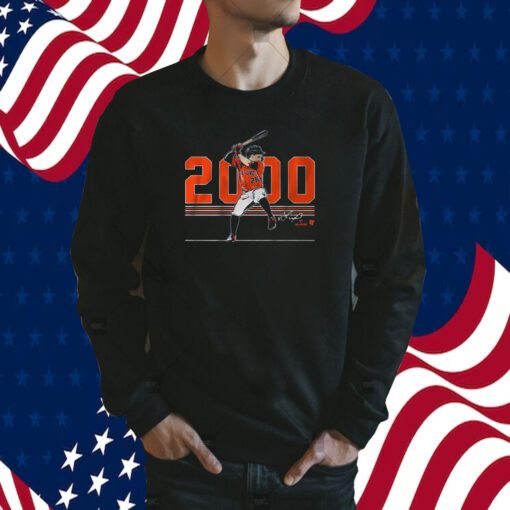 Jose Altuve 2000 Hits Houston Shirts