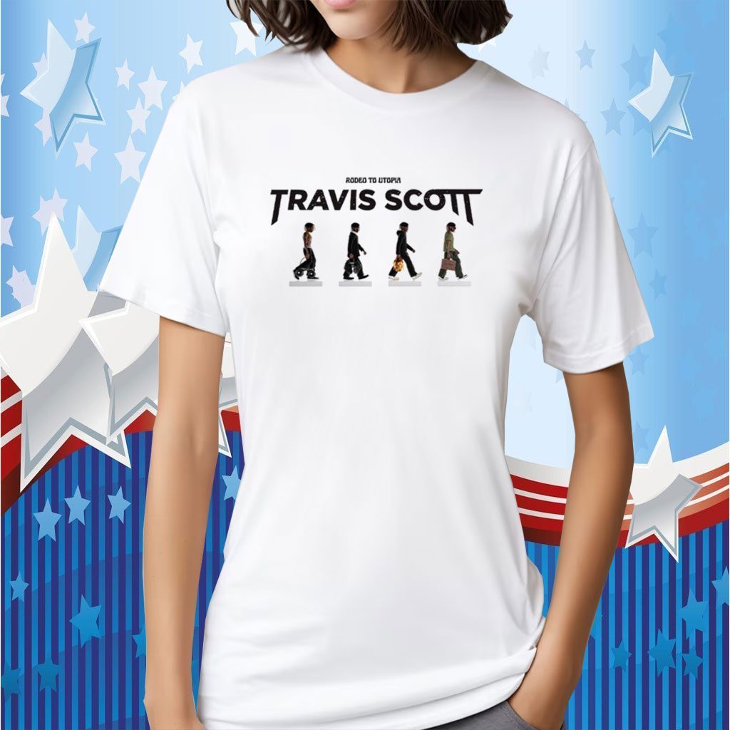 The Evolution Of Travis Scott From Rodeo To Utopia 2023 ShirtThe Evolution Of Travis Scott From Rodeo To Utopia 2023 Shirt