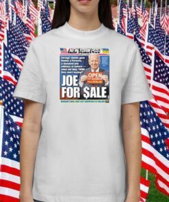 New York Post Joe For Sale Tee Shirt