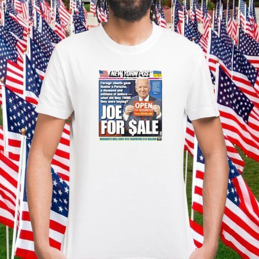 New York Post Joe For Sale Tee Shirt