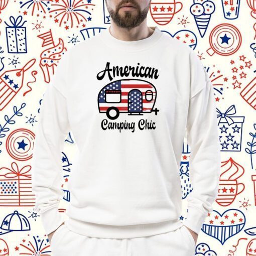 American Camping Chic Tee Shirt