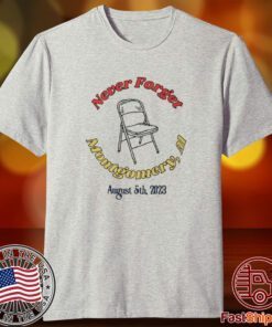 Alabama Folding Chair Never Forget Montgomery, AL August 5th, 2023 Tee Shirt