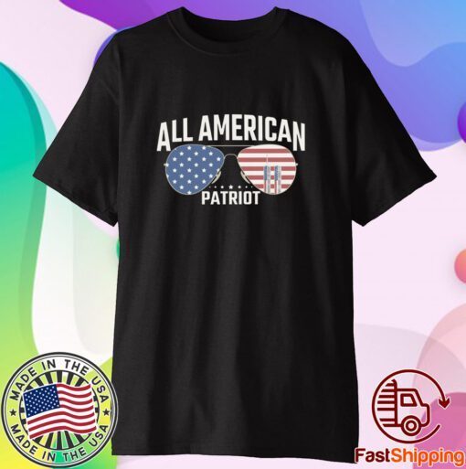 All American Patriot USA flag- Patriot day Shirt