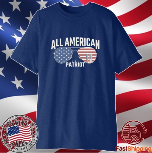 All American Patriot USA flag- Patriot day Shirt