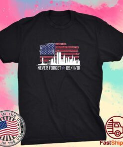 American Flag Shirt 9-11-01 Tee Shirt