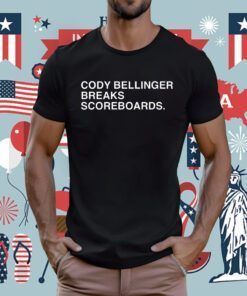 Cody Bellinger Breaks Scoreboards TShirt