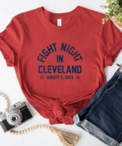 Fight Night In Cleveland Tee Shirt