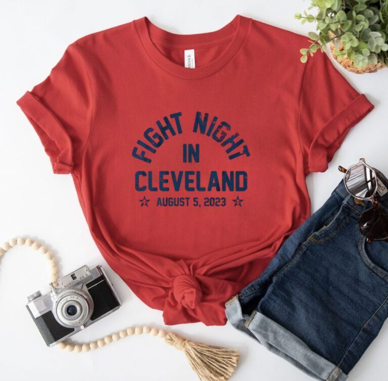 Fight Night In Cleveland Tee Shirt