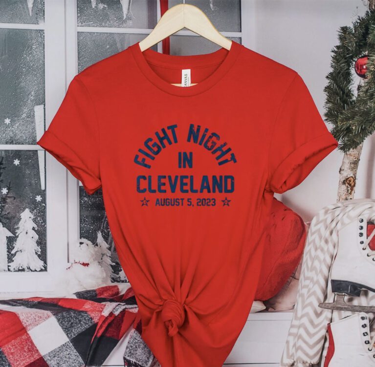 Fight Night In Cleveland Tee Shirt