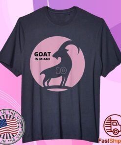 Goat In Miami Messi Tee Shirt
