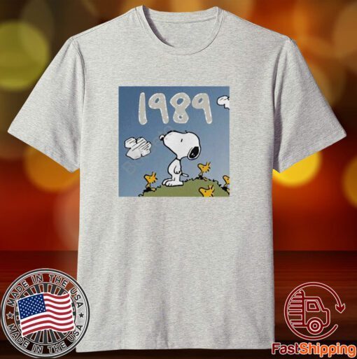 Happy Birthday Snoopy Snoopy Swift 1989 T shirt