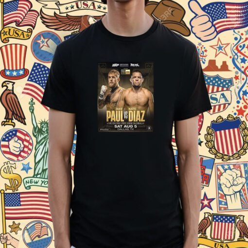 Jake Paul Vs Nate Diaz Tee Shirt